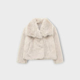 Juliette - Faux Fur Wide-Collar Coat