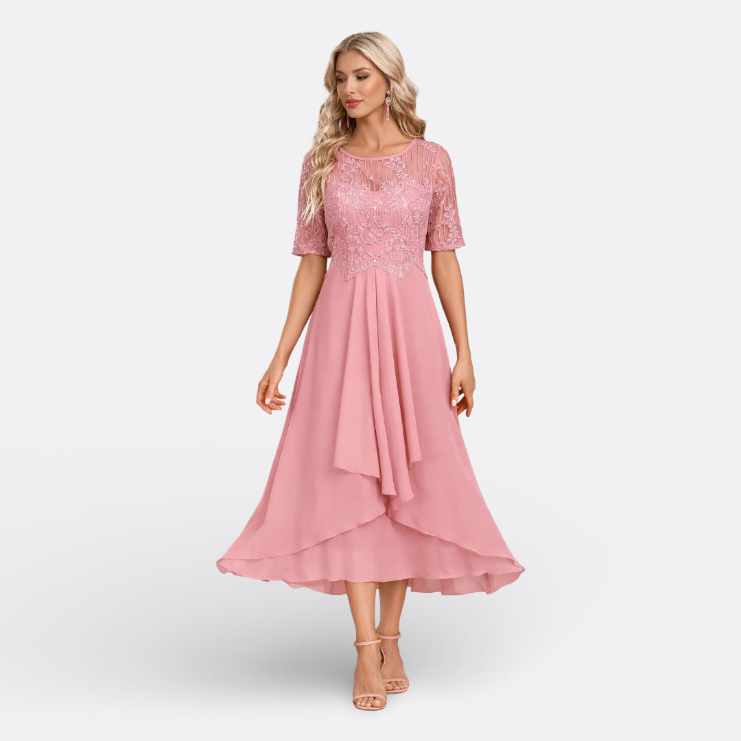Rita - Elegant Blue Gown