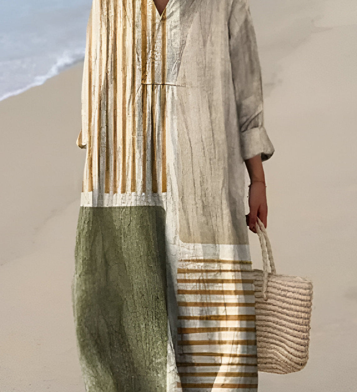 Bláithín - Chic Geometric Dress