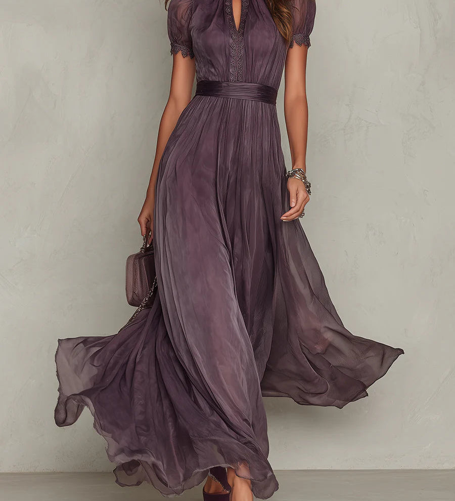 Fionnuala - Long Dress in Opulent Fabric