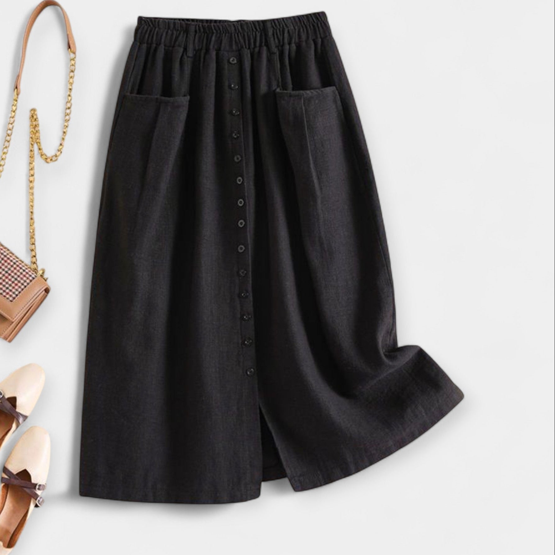 Nuala - Vintage-Inspired Midi Skirt