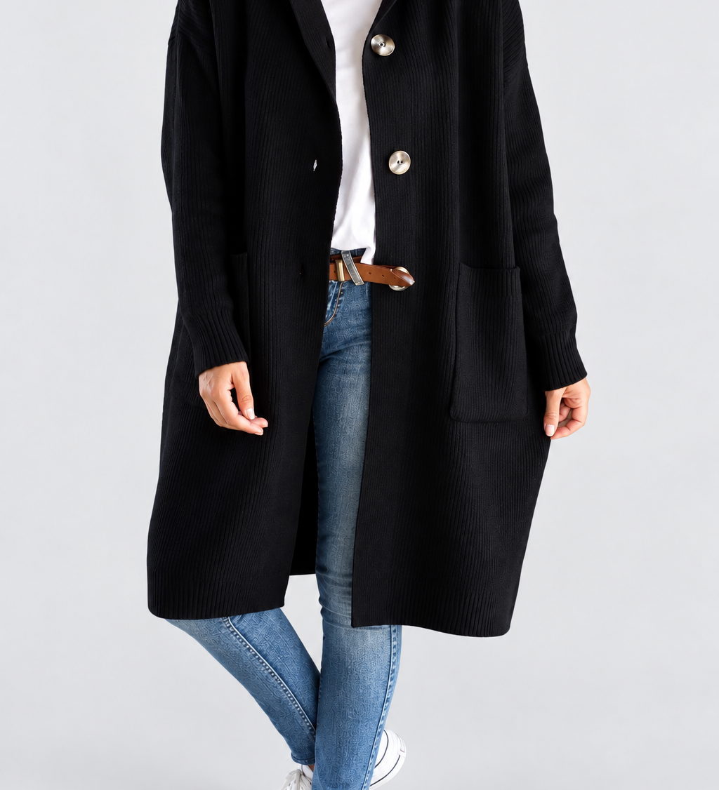 Simone | Hooded Long Cardigan