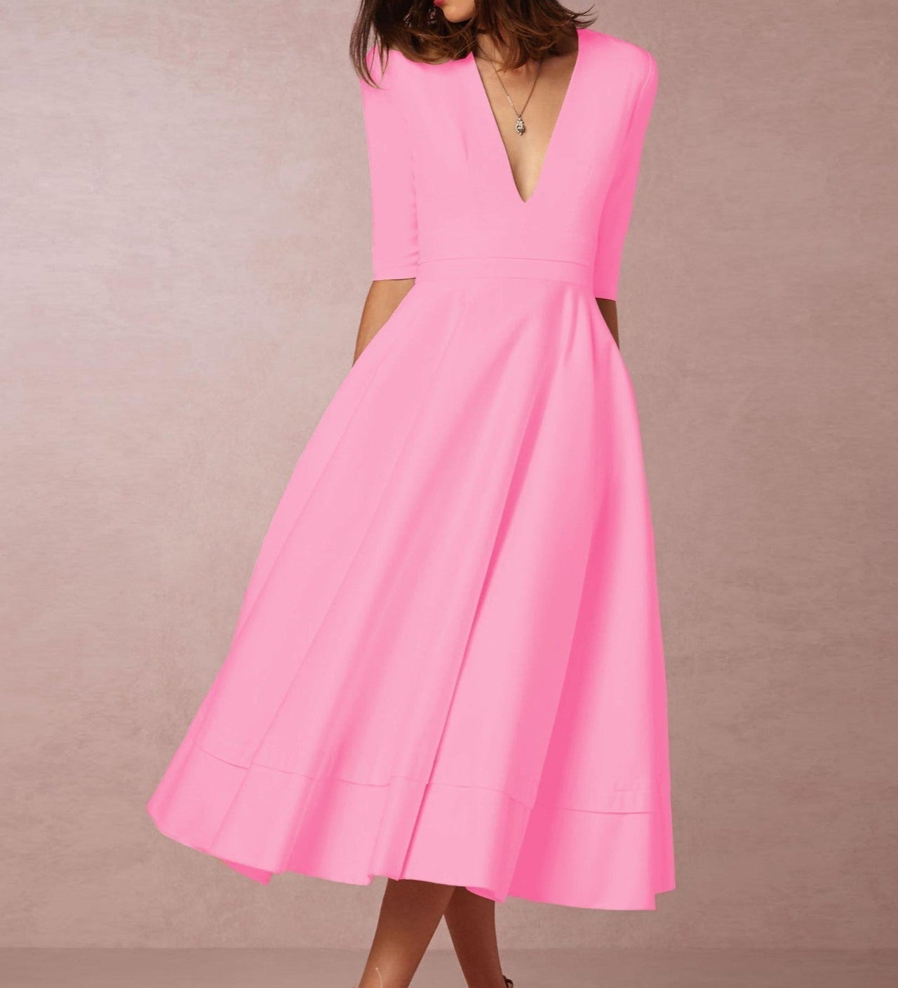Aoibhín - Chic Midi Dress