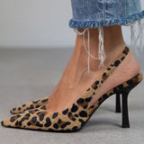 Róisín - Leopard Pattern Stiletto Heels