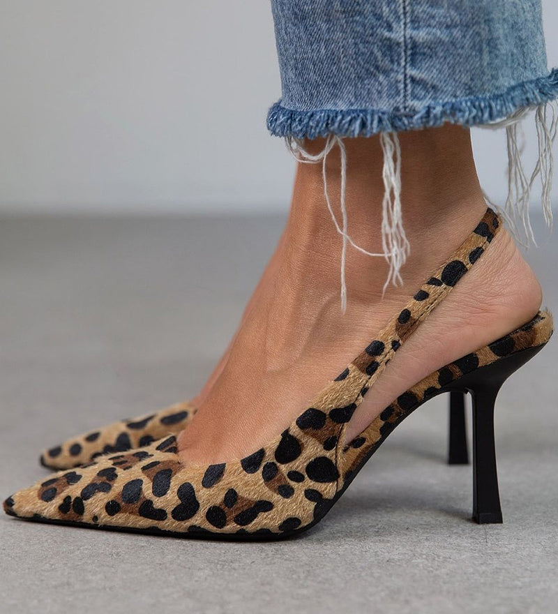 Róisín - Leopard Pattern Stiletto Heels