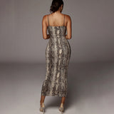 Nábla - Tailored Leopard Print Dress