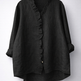 Saoirse - Elegant Ruffled Tunic