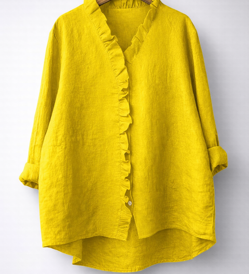 Saoirse - Elegant Ruffled Tunic