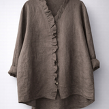 Saoirse - Elegant Ruffled Tunic