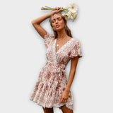 Róisín - Floral Mini Dress