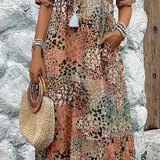 Aoibhín - V-Neck Lightweight Midi Dress