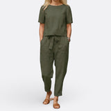 Éabha - Chic Khaki Ensemble