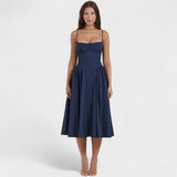 Emer - Midi Length Corset Dress