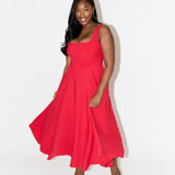 Brighid - Chic Midi Dress