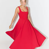 Brighid - Chic Midi Dress