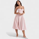 Emer - Midi Length Corset Dress