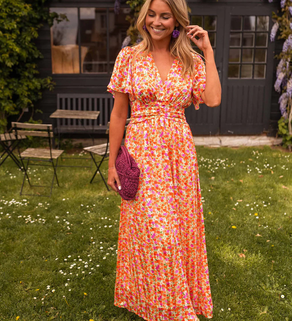 Éabha - Elegant Floral Maxi Dress