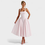 Creidne - Gingham Midi Dress