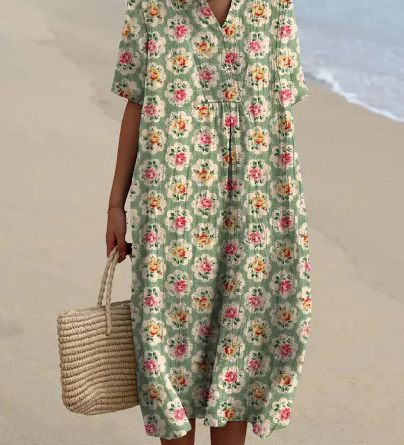 Odharnait - Floral Print Dress